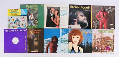 null Lot de dix vinyles :
- Chants et danses du pays d'Oc André Thivet - 1 disque...