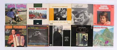 null Lot de dix vinyles :
- Ballets occitans de Toulouse - 1 disque 33T - disque...