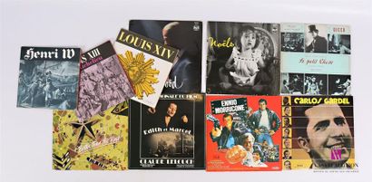 null Lot de dix vinyles :
- Henri IV 2ème partie Le roi de France - 1 disque 33T...