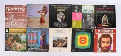null Lot de dix vinyles :
- Moderni Kultur chansons traditionnelles alsaciennes Richard...