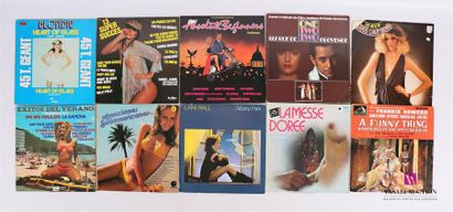 null Lot de dix vinyles :
- Blondie Heart of glass Long version - 1 disque 45T -...