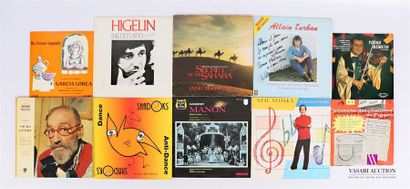 null Lot de dix vinyles :
- Margarita Gonzalez Dix chansons espagnoles F.Garcia Lorca...