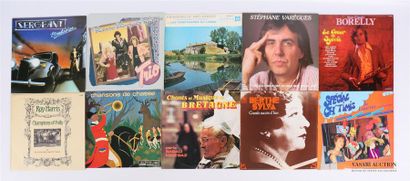 null Lot de dix vinyles :
- Sergeant Streetwise - 1 disque 33T - disque en bon état...