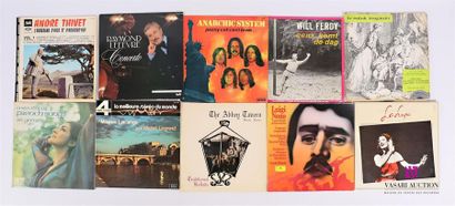 null Lot de dix vinyles :
- André Thivet L'auberge d'hier et d'aujourd'hui - - 1...