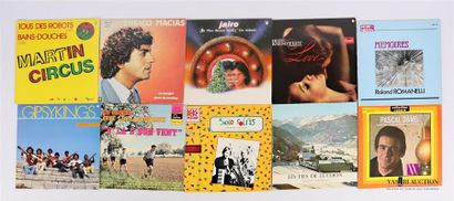 null Lot de dix vinyles :
- Memoires Roland Romanelli - 1 disque 33T sous pochette...