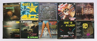 null Lot de dix vinyles :
- The Dave clark five - 1 disque 33T sous pochette cartonnée...