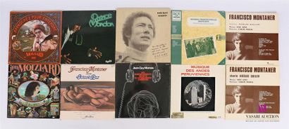 null Lot de dix vinyles :
- Musique traditionnelle française - 1 disque 33T sous...