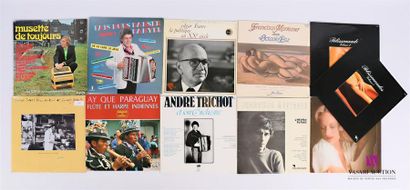 null Lot de dix vinyles :
- Francisco Montaner chante Octavio Paz - 1 disque 33T...