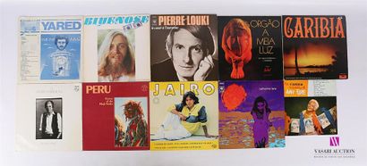 null Lot de dix vinyles :
- Gabriel Yared Toc Toc Toqué - 1 disque 33T sous pochette...