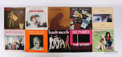 null Lot de dix vinyles :
- André Verchuren Les danses de la noce - 1 disque 33T...