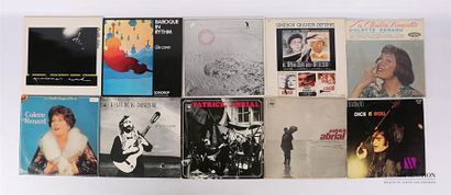 null Lot de dix vinyles :
- Charlélie Couture Poémes Rock - 1 disque 33T sous pochette...
