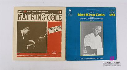 null NAT KING COLE
Lot de deux vinyles :
- At his rare of all rarest performances...