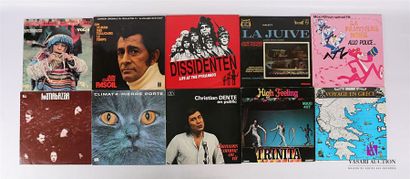 null Lot de dix vinyles :
- Chants et danses d'Amérique latine vol 4 - 1 disque 33T...
