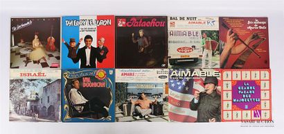 null Lot de dix vinyles :
- The Continentals For you baby - 1 disque 33T sous pochette...