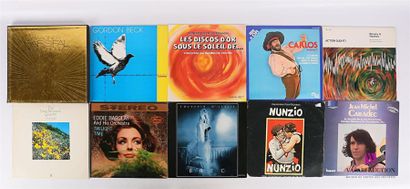 null Lot de dix vinyles :
- COFFRET Pierre Boulez Bayreuth 70 - 5 disques 33T sous...