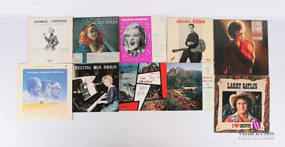 null Lot de dix vinyles :
- George Chepfer Paysanneries Lorraines - 1 disque 33T...