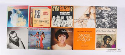 null Lot de dix vinyles :
- Jim Corcoran Miss Kalabash - 1 disque 33T sous pochette...