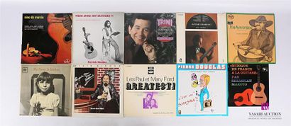 null Lot de dix vinyles :
- Nino de murcia - 1 disque 33T sous pochette cartonnée...