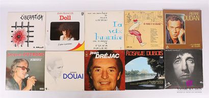 null Lot de dix vinyles :
- Liberation Roland Dollé - 1 disque 33T sous pochette...