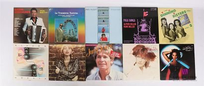 null Lot de dix vinyles :
- André Verchuren Spécial musette N°1 - 1 disque 33T sous...