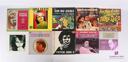 null Lot de dix vinyles :
- Stephane Grappelli Django - 1 disque 33T sous pochette...