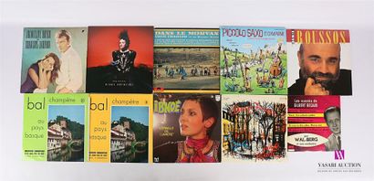 null Lot de dix vinyles :
- Jacqueline Boyer si François Lubiana - 1 disque 33T sous...