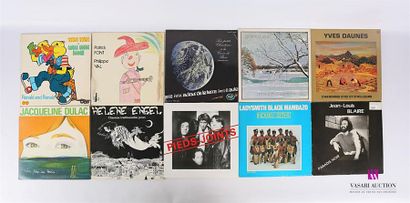 null Lot de dix vinyles :
- Ronald and Ronald Couac couac Boogie - 1 disque 33T sous...