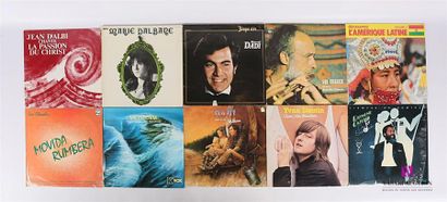 null Lot de dix vinyles :
- Jean d'Albi chante La passion du Christ - 1 disque 33T...