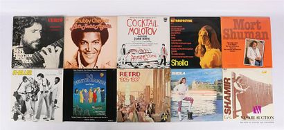 null Lot de dix vinyles :
- Francisco Curto Clepsidra - 1 disque 33T sous pochette...