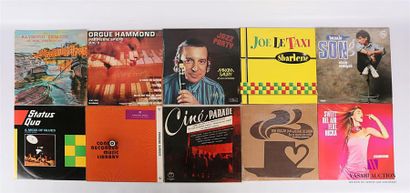 null Lot de dix vinyles :
- Raymond Siozade et son orchestre - 1 disque 33T sous...