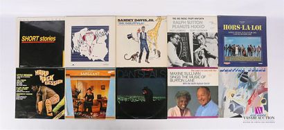 null Lot de dix vinyles :
- Dan Siegel Short stories - 1 disque 33T sous pochette...