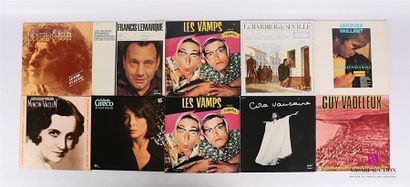 null Lot de dix vinyles :
- Fabienne Elkoubi Le Nord et le Sud - 1 disque 33T sous...