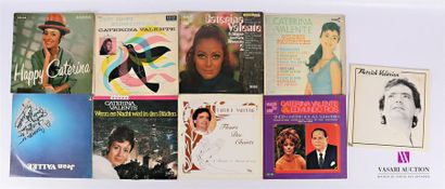 null Lot de neuf vinyles :
- Caterina Valenta Happy - 1 disque 33T sous pochette...