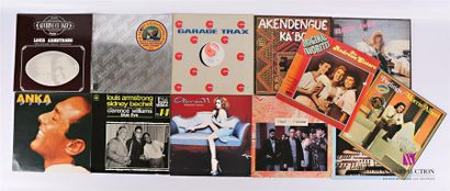 null Lot de douze vinyles :
- Louis Armstrong Vol 1 - 1 disque 33T sous pochette...