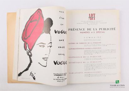 null ART PRESENT - Numéro spécial Présence de la publicité - un volume in-4° - broché...
