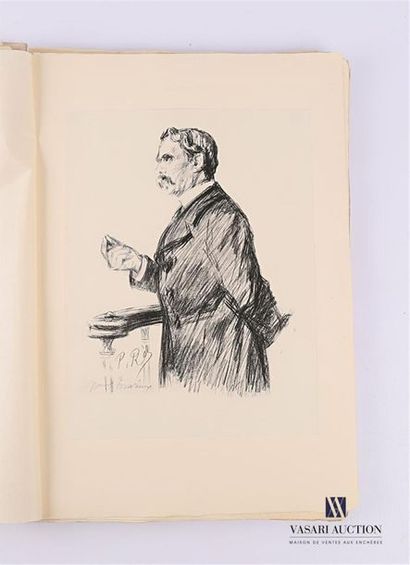 null RENOUARD Paul (1845-1924), from
Receuil In Folio of fifty black plates/lithographs...