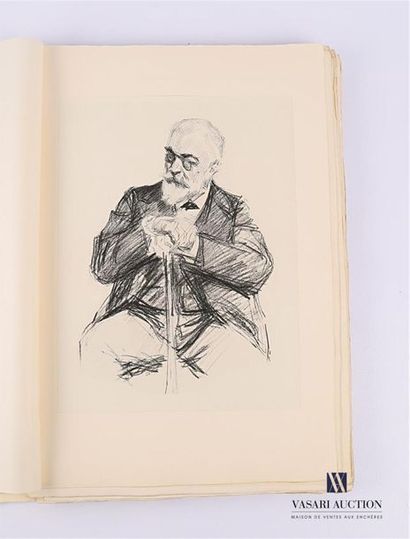 null RENOUARD Paul (1845-1924), from
Receuil In Folio of fifty black plates/lithographs...
