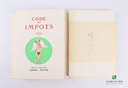 null DUBOUT (Illustration) - Code des impots - Paris Gonon publisher 1958 - one volume...