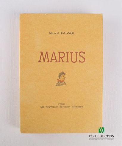 null PAGNOL Marcel - Marius - Paris Les nouvelles éditions Fournier sd - a volume...