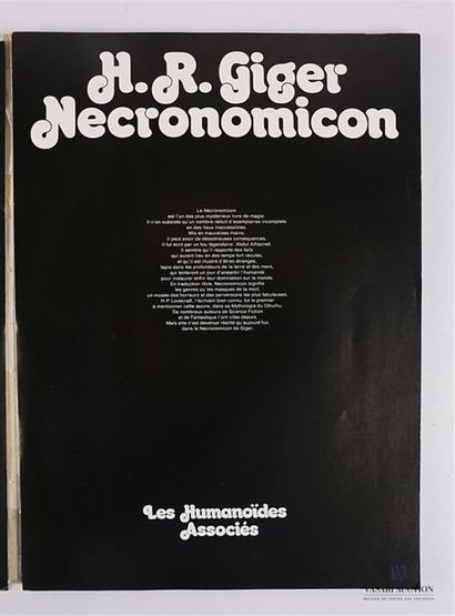null GIGER H.R - Le necronomicon - Paris, Les Humanoïdes Associés, 1977 - 1 vol....
