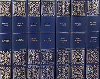 null FRANCE Anatole - Complete works - Le cercle du Bibliophile - eighteen volumes...