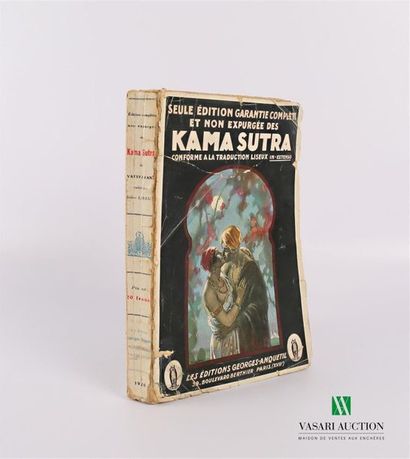 null ANONYMOUS - Only complete unredacted edition of the Kama Sutra of Vatyayana,...