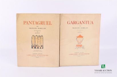 null RABELAIS - Gargantua and Pantagruel - Paris Gibert Jeune Librairie d'amateurs...