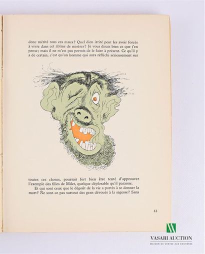 null ERASMUS - L'éloge de la folie - Paris Gibert jeune Librairie d'amateurs 1951...