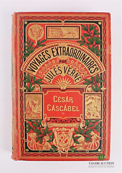 null VERNE Jules - César Cascabel - Paris Collection Hetzel sd - one volume in-4°...