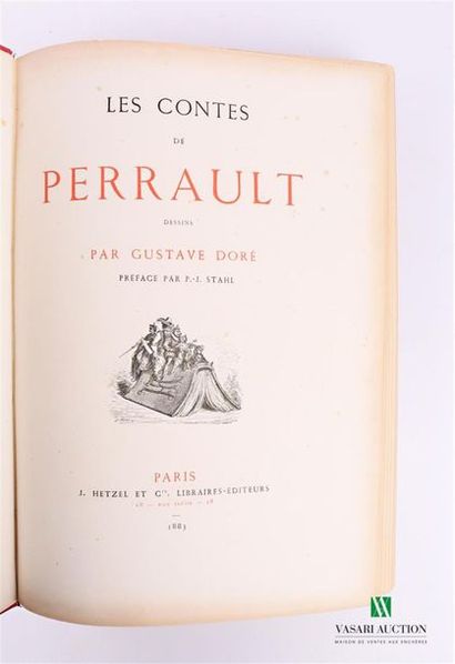 null PERRAULT - Les contes de Perrault - Paris J. Hetzel et Cie 1883 - un volume...