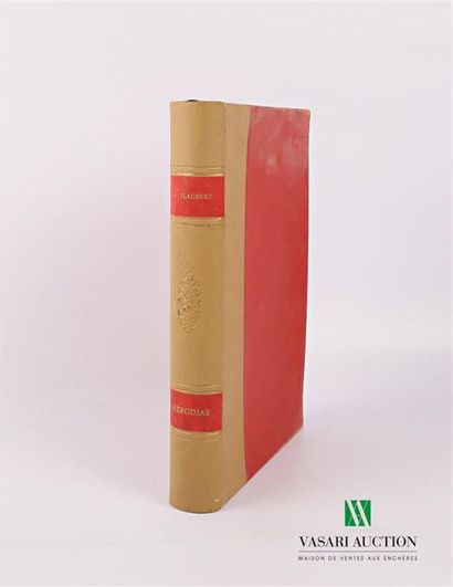 null FLAUBERT Gustave - Hérodias - Paris Editions de la cité 1947 - an in-8° volume...