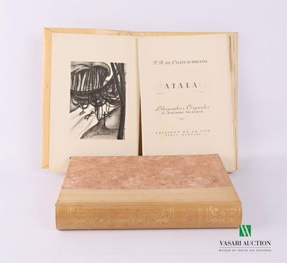 null CHATEAUBRIAND - Atala - Paris Editions de la cité 1946 - a volume in-8° in sheet...