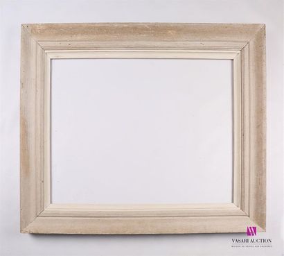 null A set of frames comprising : 
- Wooden frame with staircase
profile Circa 1930-40
(slit...