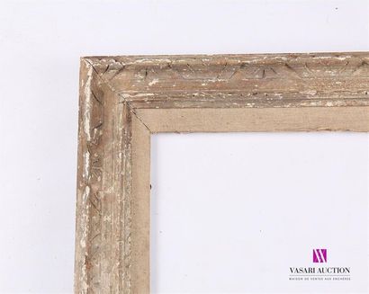 null A set of frames comprising : 
- Wooden frame with reversed profile with golden...